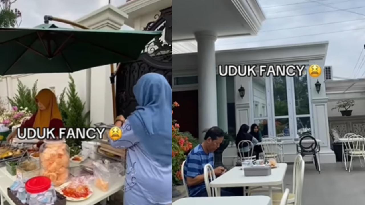 Pemilik Rumah Megah dan Mewah Jualan Nasi Uduk di Teras, Disebut 'Uduk Fancy' Peralatannya Bikin Salfok