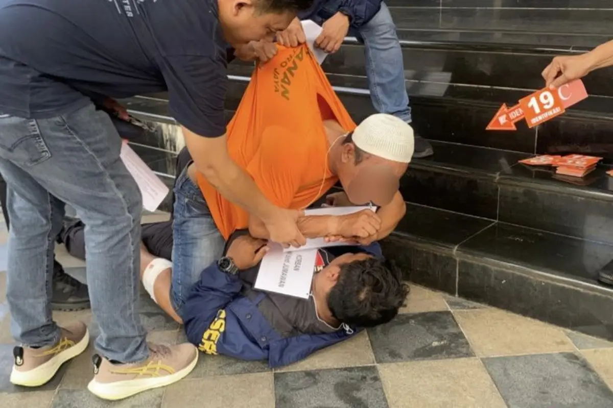 Rekonstruksi Pembunuhan Wanita di Tangsel