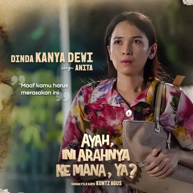 Dinda Kanyadewi sebagai Anita dalam film Ayah Ini Arahnya ke Mana, Ya?. (Foto: Dok. Instagram @dindakanyaa)