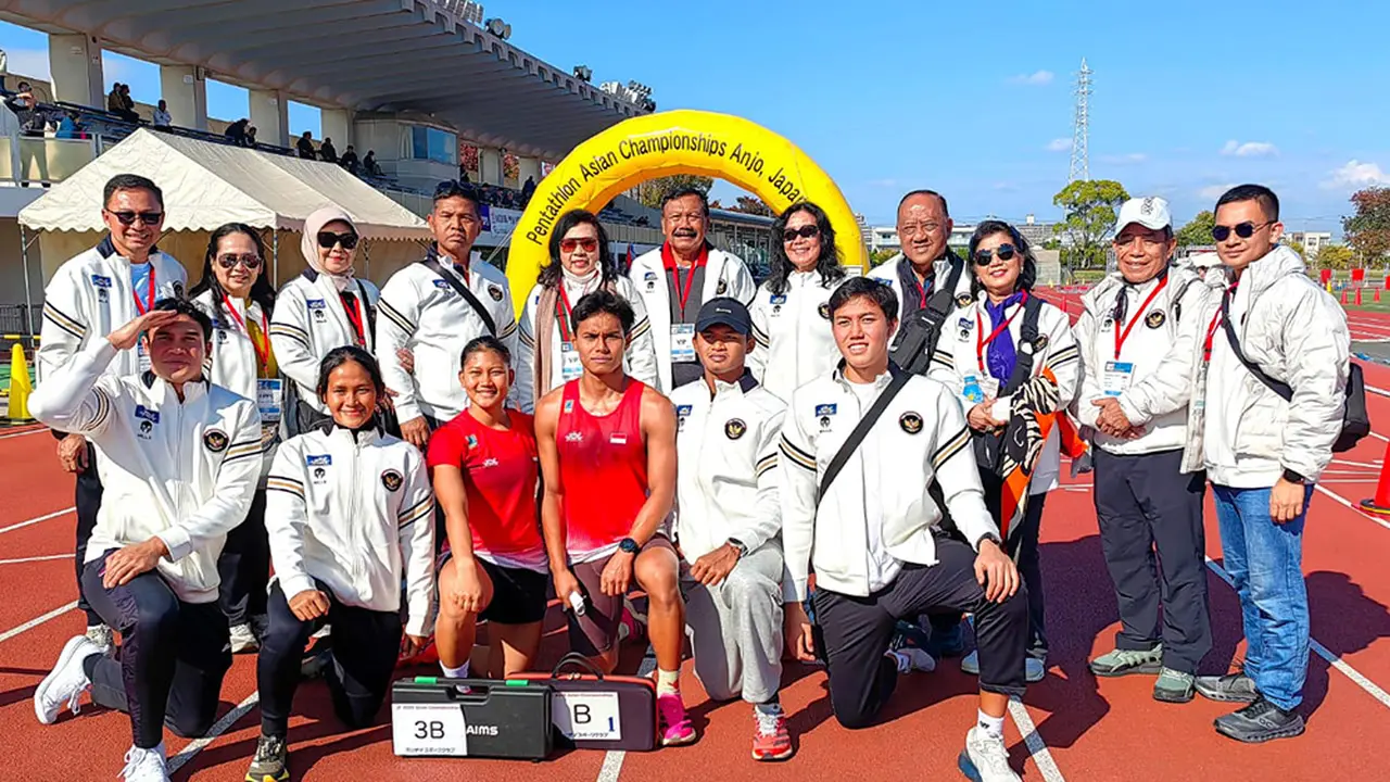 Ketua KONI menyaksikan perjuangan atlet Indonesia di Asian Championship 2025