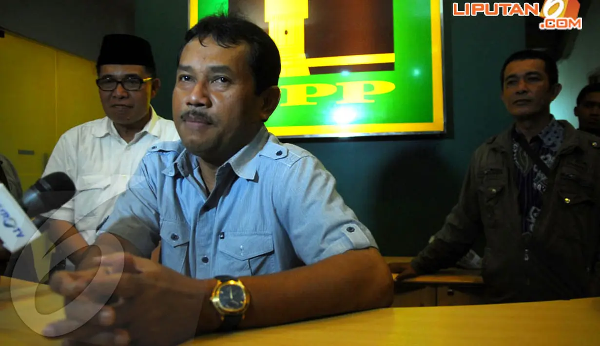 Rahmat Yasin meminta agar PPP segera melakukan muktamar luar biasa membahas permasalahan ini (Liputan6.com/Miftahul Hayat)