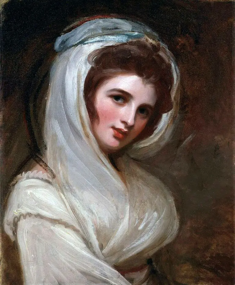 Emma Hamilton menjadi inspirasi sejumlah lukisan karya seniman Inggris, George Romney (Wikipedia/PublicDomain)