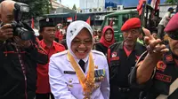 Tri Rismaharini dilantik menjadi Wali Kota Surabaya (Liputan6.com/ Dian Kurniawan)