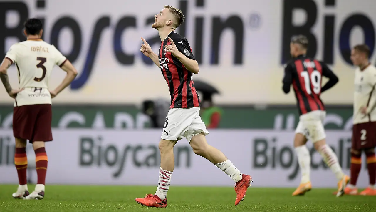 Drama 6 Gol, AC Milan Berbagi Poin dengan Roma