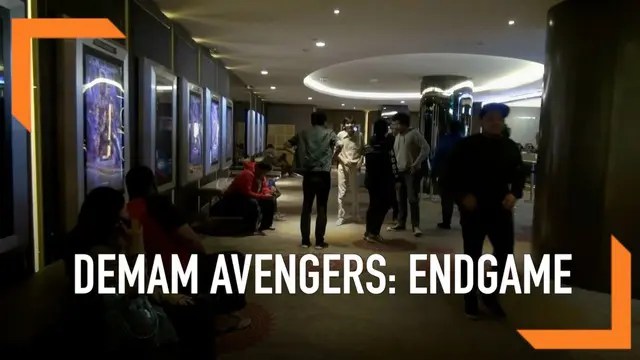 Warga Ibu Kota antusias menonton film Avengers: Endgame. Mereka rela nonton pada saat dini hari hingga jam 5 subuh.