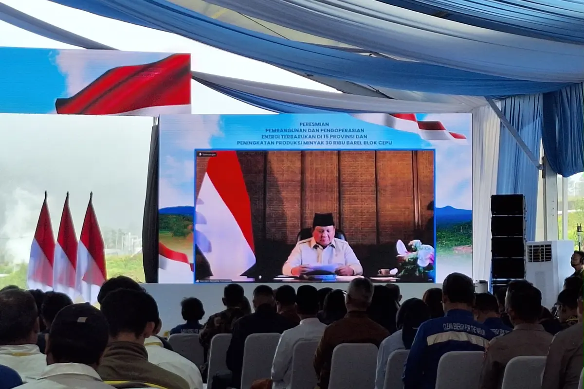 Prabowo Resmikan Pengoperasian dan Pembangunan Energi Terbarukan di 15 Provinsi