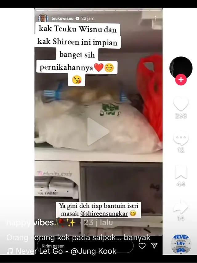 Terlihat Frozen Food yang Tak Tertata Rapi