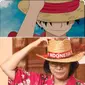 Menteri keuangan Sri Mulyani bergaya ala Luffy One Piece. (Instagram/ smindrawati)