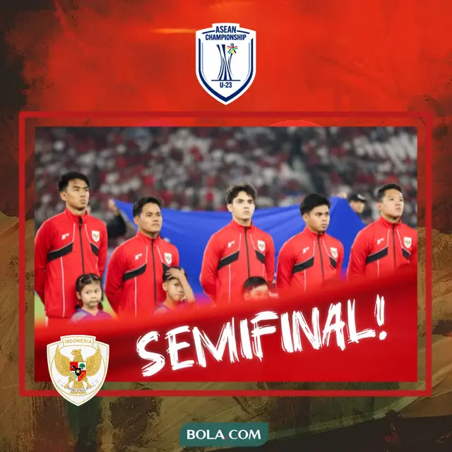 Indonesia Vs Thailand di Piala AFF U-23 2025.
