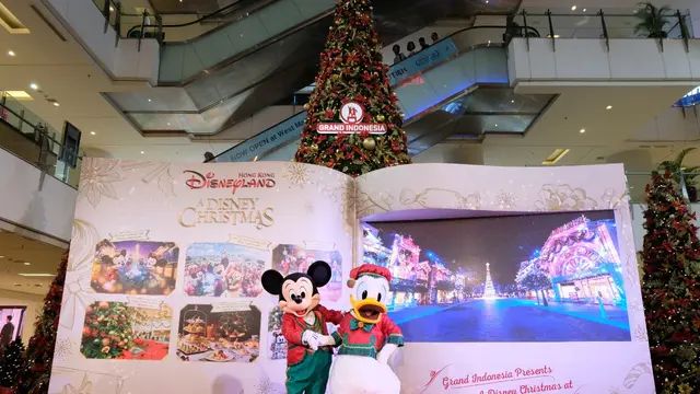 Kemeriahan Hong Kong Disneyland Saat Natal di Grand Indonesia