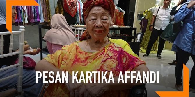 VIDEO: Pesan Kartika Affandi untuk Perempuan Indonesia