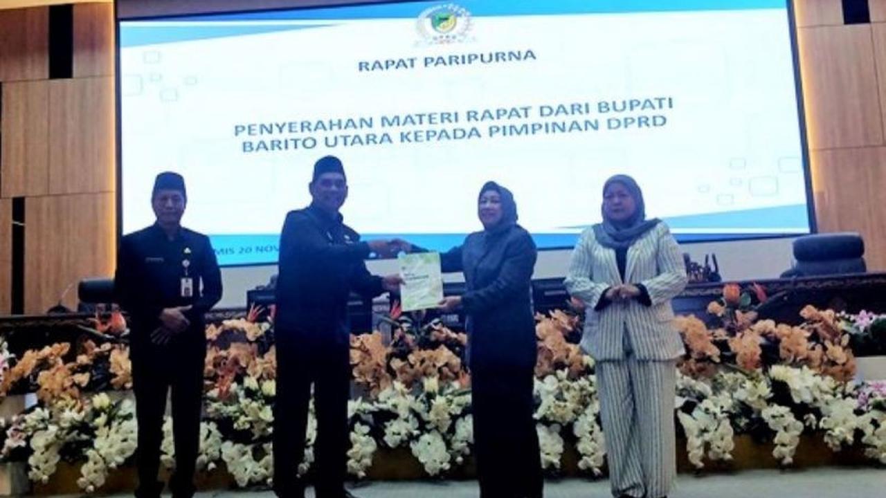 Barito Utara Sampaikan Rancangan APBD 2026, Fokus Dukung Visi Pembangunan Daerah