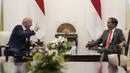 Kedatangannya ke Jakarta merupakan lanjutan atas rencana besar transformasi sepak bola Indonesia terkait buntut dari kasus tragedi Kanjuruhan. (AP/Achmad Ibrahim)