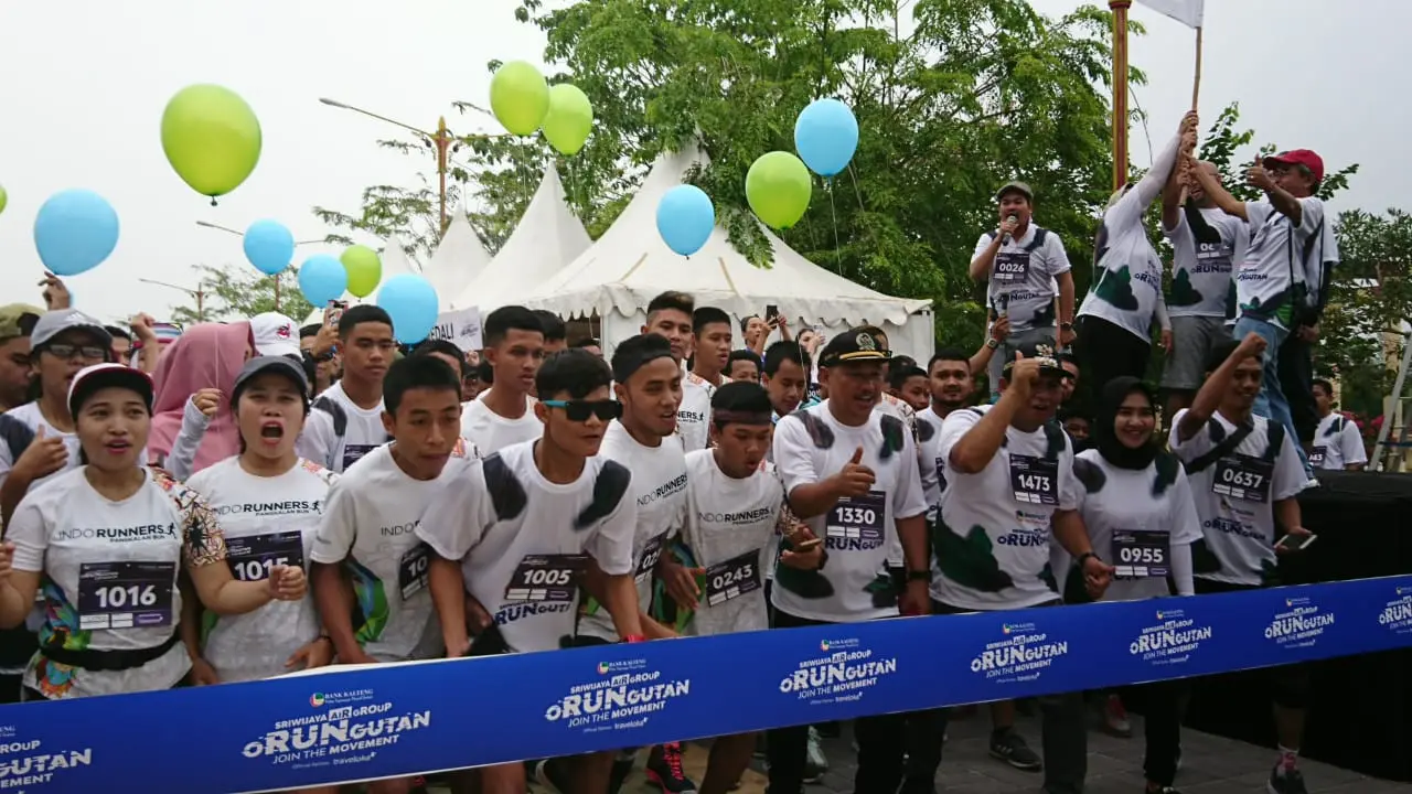 ORungutan Run 2019 Tanpa Kabut Asap di Ibu Kota Orangutan Dunia