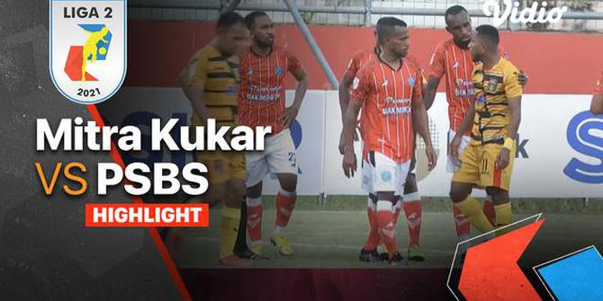 VIDEO: Highlights Liga 2, Mitra Kukar Bermain Imbang Melawan PSBS Biak Numfor