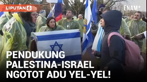 VIDEO: Panas! Pendukung Palestina dan Israel Terlibat Debat Emosional di Sidang Dugaan Genosida