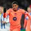 Marcus Rashford dari Barcelona beraksi dalam pertandingan sepak bola La Liga Spanyol antara Real Sociedad dan Barcelona di San Sebastian, Spanyol, Minggu, 18 Januari 2026. (AP Photo/Miguel Oses)