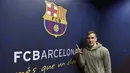 Lucas Digne didatangkan Barcelona dengan harapan bisa memberikan persaingan untuk Jordi Alba. Tapi, dia pada akhirnya gagal mengancam tempat Alba di starting line-up. (Foto: AFP/Lluis Gene)