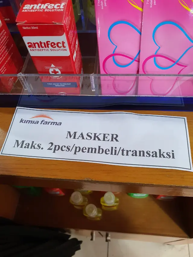 Pembatasan pembelian masker