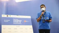 Sandiaga Targetkan Vaksinasi sektor Pariwisata Capai 95 Persen di Akhir 2021
