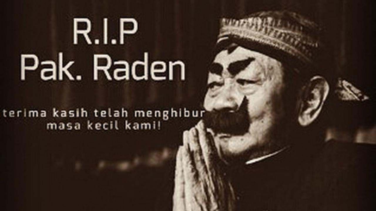 Pak Raden meninggal, meme duka cita bertebaran di dunia maya