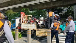 Bayar Rp 3 Ribu ke Jukir Liar, Puluhan Motor Malah Diangkut Dishub