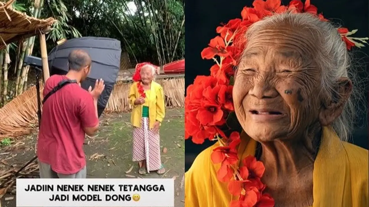 Seorang Nenek Mendadak Jadi Model, Warganet Dibuat Takjub dan Haru dengan Hasilnya
