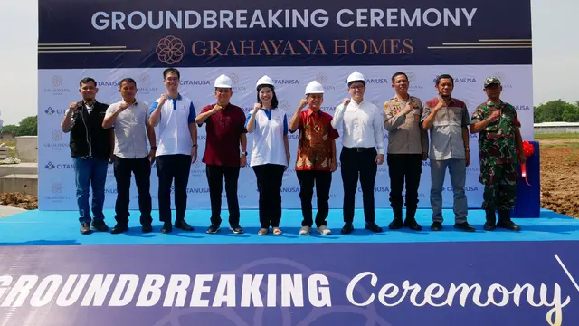 Groundbreaking Ceremonial Grahayana Homes di Karawang pada Sabtu, 29 November 2025. (Dok Citanusa Group)
