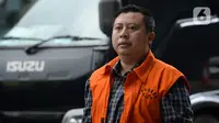 Staf Sekjen PDIP Hasto Kristiyanto, Saeful Bahri tiba di Gedung KPK, Jakarta, Jumat (14/2/2020). Saeful Bahri diperiksa sebagai tersangka terkait kasus dugaan penerimaan hadiah atau janji penetapan anggota DPR Terpilih 2019-2024. (merdeka.com/Dwi Narwoko)