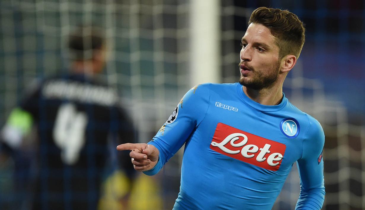 6. Dries Mertens (Napoli) - 5 Gol. (AFP/Filippo Monteforte) 