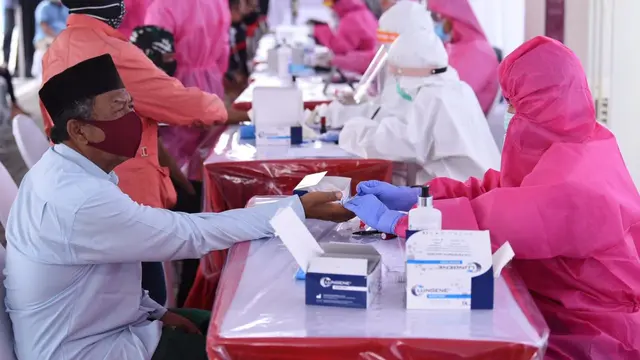Hari ke-4 Rapid Test di Surabaya, BIN Temukan 187 Orang Reaktif