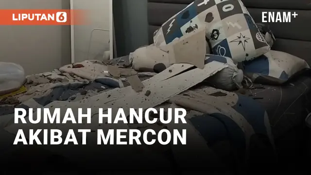 VIDEO: Diduga Serbuk Petasan Meledak, Sebuah Rumah di Blitar Hancur