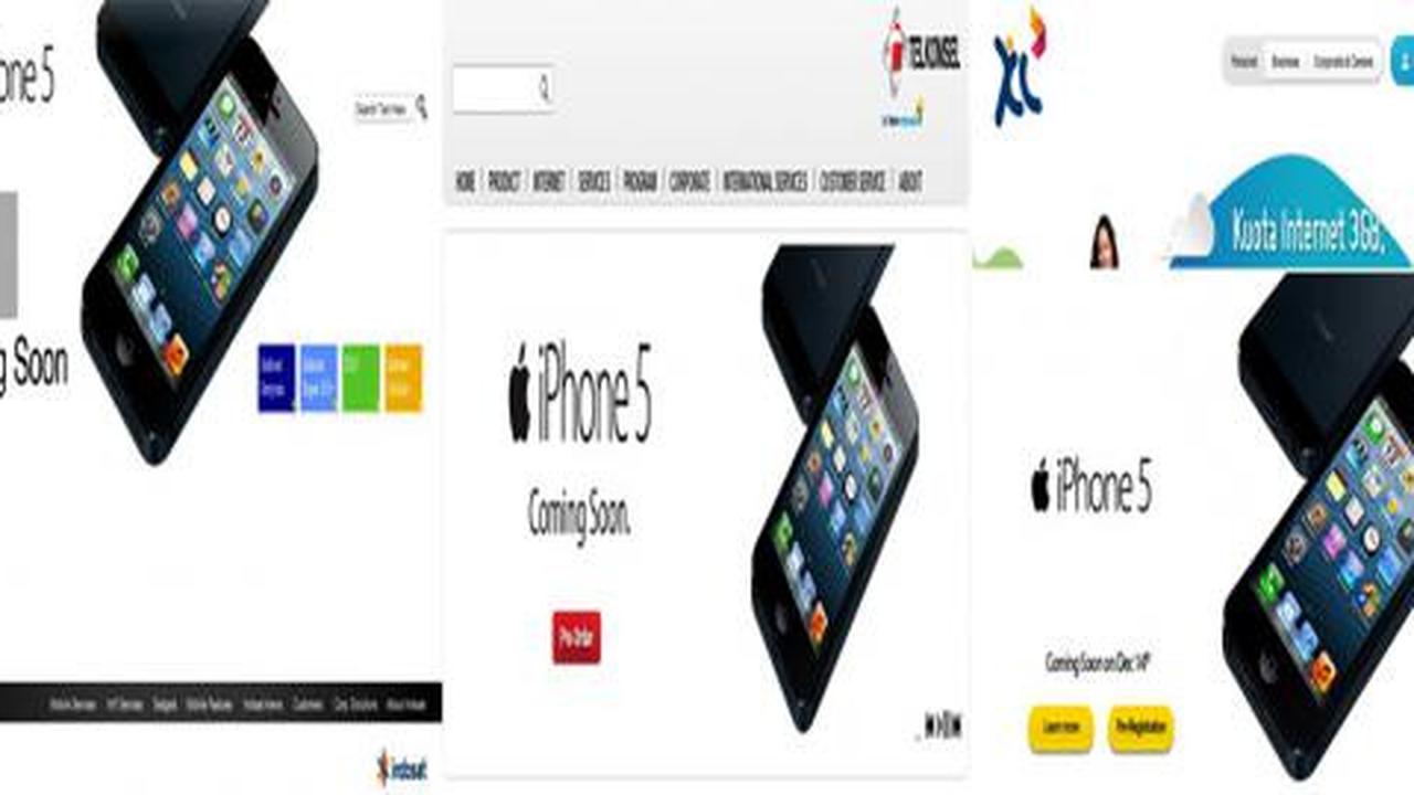 Uang muka pre-order iPhone 5 hanya Rp 500.000