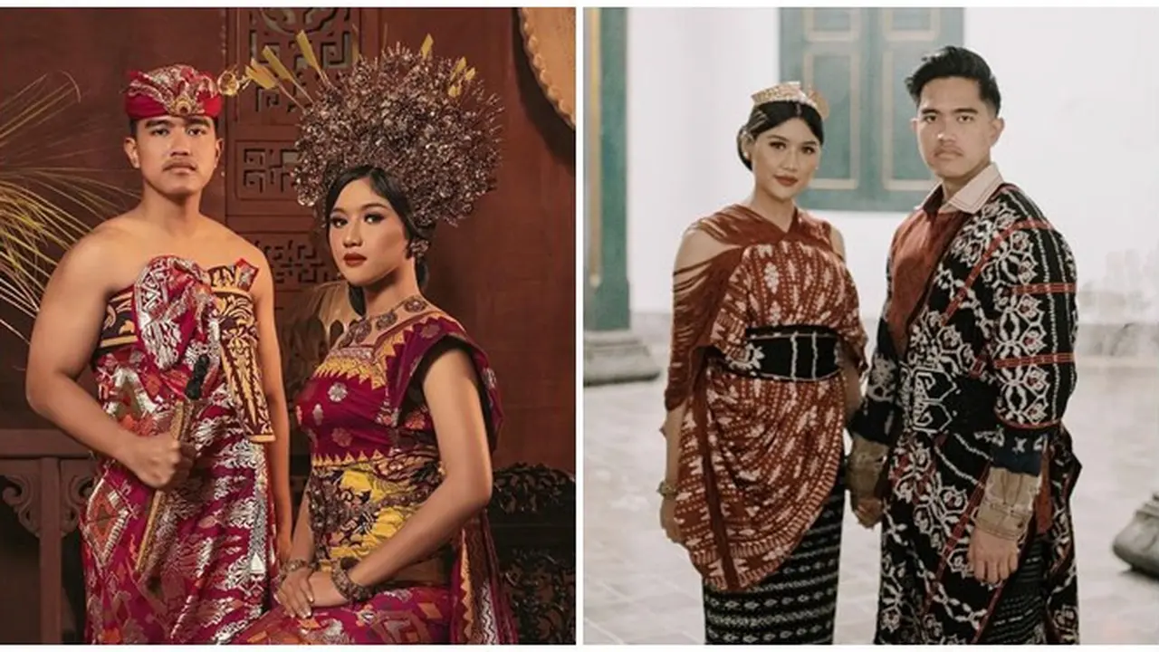 7 Potret Prewedding Kaesang Pangarep dan Erina Gudono dengan Baju Adat, Jadi Sorotan