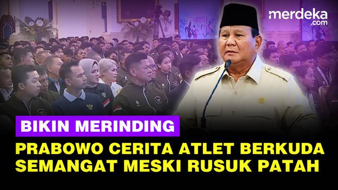 Merinding Cerita Prabowo Tiru Gaya Atlet Berkuda Patah Tulang Rusuk Tetap Finish di Sea Games