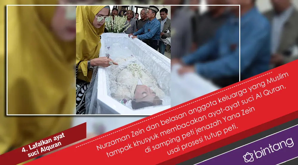 Pindah Keyakinan, Pemakaman Yana Zein Sempat Tuai Perdebatan. (Foto: Deki Prayoga, Desain: Nurman Abdul Hakim/Bintang.com)