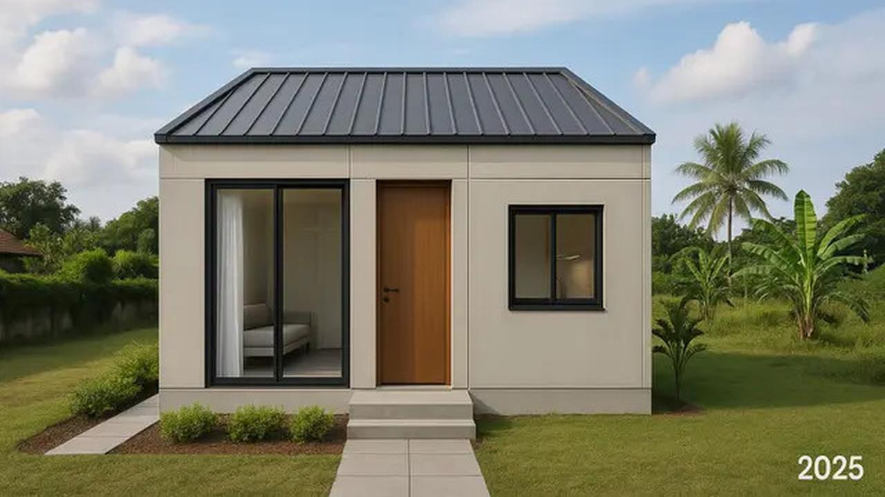 10 Gambar Rumah Sederhana 8x8 2025 Konsep Minimalis Modern, Punya Bentuk Cantik dan Nyaman Ditempati