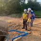 Kunjungan Kepala BPJT Danang Parikesit ke proyek Pembangunan Jalan Tol Jogja - Bawen. (Dok BPJT)