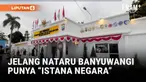 Sebuah pos pengamanan terpadu perayaan Natal 2025 dan Tahun Baru 2026 di Banyuwangi, Jawa Timur, tampil unik dengan konsep menyerupai Istana Negara. Pos hasil kreasi Satlantas Polresta Banyuwangi ini berdiri megah di area Pelabuhan ASDP Ketapang.