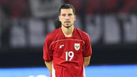 Gelandang Timnas Indonesia,&nbsp;Thom Haye, dalam duel melawan Chinese Taipei pada FIFA Matchday di Stadion Gelora Bung Tomo, Jakarta, Jumat (6/9/2025). (Bola.com/Abdul Aziz)