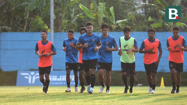 Pemain Arema Berlatih Jelang Liga 1 2024 / 2025
