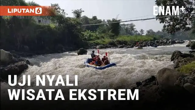 VIDEO: Pecinta Wisata Ekstrem Wajib Coba Taklukkan Jeram Sungai Serayu