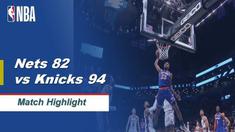 Berita Video Highlights NBA 2019-2020, Brooklyn Nets Vs New York Knicks 82-94