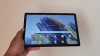 Samsung Galaxy Tab A8. (Liputan6.com/Agustinus M. Damar)