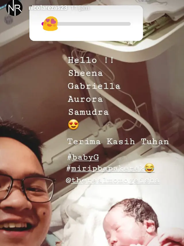 [Fimela] Momo Geisha dan Nicola Reza Samudra