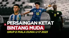 Berita video para pemain kunci di Grup D Piala Dunia U-17 2023. Dua bintang Timnas Jepang U-17, Ryunosuke Sato dan Shungo Sugiura bisa menjadi ancaman di Grup D.