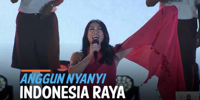 VIDEO: Anggun Nyanyikan Indonesia Raya Bersama 150 Anak-Anak Papua