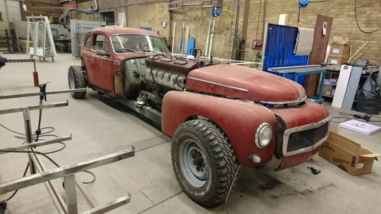 Volvo PV544  bermesin Brobanvagn 971