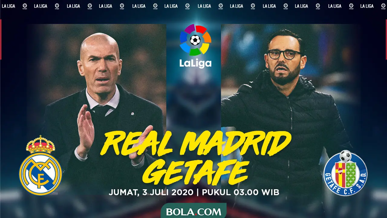 La Liga - Real Madrid Vs Getafe - Head to Head Pelatih