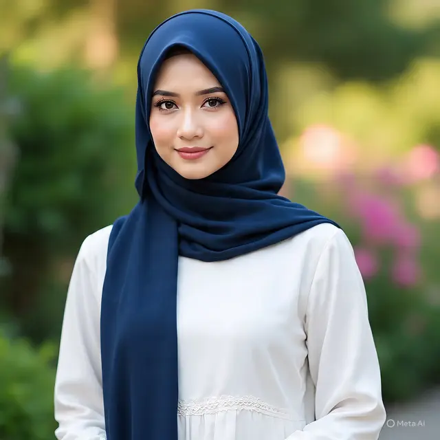 Warna Jilbab 2025 yang Cocok dengan Gamis Putih